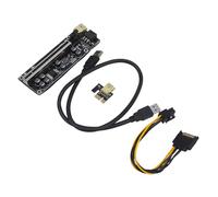 DOITOOL Gpu Extension Cable for Graphics Card, Pcie Mining Graphics Card Adapter, Computer Part with Pvc Copper Aluminium Components, Black, for External Gpu Connections