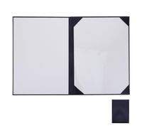 DOITOOL Graduation Diploma Cover A4 Blue Leatherette Certificate Protector Sleeve for High School and College Awards Double-Sided Document Holder