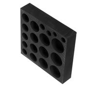DOITOOL Graphite Ball Casting Mold 19-Hole Porous Design Heat Resistant Metal Melting Crucible for Jewelry and Coin Production Fast Processing Efficiency