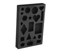 DOITOOL Graphite Crucible Mold for Jewelry Casting Multi Perforated Metal Casting Mold Optimized for Fine Detail and Stability in Jewelry Making and Metal Refining