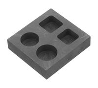 DOITOOL Graphite Ingot Mold Casting Mould with Oil Groove for Gold Silver Metal Melting High-Purity Graphite for Efficient Heat Dissipation and Versatile Metal Refining