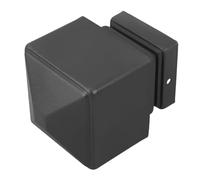 DOITOOL Guardrail Decorative Cap Pyramid Style Post Fence Post Caps 2.4'x2.4' Dark Grey