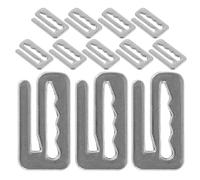 DOITOOL Hairdressing Cape Clip Made of Zinc Alloy 12 Pieces Replacement Hooks for Hairdressing Capes Salon Cape Buckle Hook Adjuster for Haircut Accessories for Salon and Barber Supplies
