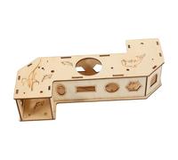 DOITOOL Hamster Tunnel Hideout with Two-way Plastic Tubes Small Animal Play Tube for Rat Cage Accessories and Guinea Pig Toys Pet Habitat Décor for Small Pets