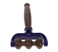 DOITOOL Hand Held Back Massager Wooden Roller with Solid Wood Massage Balls, Ergonomic Design for Foot and Leg Muscle Tension Relief, a Long Day or Intense Workout