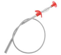 DOITOOL Handheld Grabber Picker Upper and Clog Remover Cleaning Tools Stainless Steel and Pp Construction, Silver Flexible Design for Cleaning Sink and Sewers, Efficient Hair and Garbage