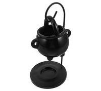 DOITOOL Hanging Cauldron Oil Burner Aromatherapy Diffuser for Small Spaces Space-saving Design Aromatherapy Burner with Essential Oils Function Halloween Party Decor