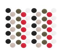 DOITOOL Hat Red Black White Khaki Green 17mm Alloy Army Fabric 50pcs Snap Button Replacement Cloth Covered Round Baseball Cap for Daily Activities Sports