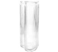 DOITOOL Heart Shape Glass Vase for Hydroponic Plants Unique Transparent Flower Container for Home and Office Decor Nordic Style Glass Vase for Relaxing Plant Display