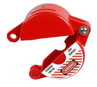 DOITOOL Heavy Duty Gate Valve Lock Device with Lock Design to Prevent Stealing Water Red Abs Material Fits Valves Diameter 25-64mm for Professional Use and Maintenance