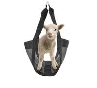 DOITOOL Heavy-duty Hanging Weight Scale Sling for Small Animals Adjustable Livestock Weighing Hammock with Leg Straps for Lambs Calves Goats Alpacas Newborn Farm Use