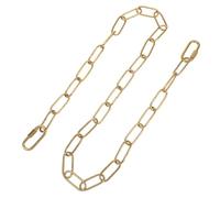 DOITOOL Heavy Duty Iron Chain for Chandeliers with Locking Clips Pendant Lamp Extension Chain for Hanging Lights Secure Industrial Lighting Fixture Accessory Copper Finish