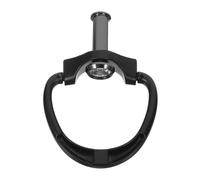 DOITOOL Heavy Duty Matte Black Cat Eye Door Ring Knocker, Decorative Round Loop Door Pull Handle for Front Entry and Exterior Wooden Or Metal Gates, 1pcs Traditional Farmhouse Hardware