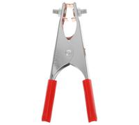 DOITOOL Heavy Duty Max Clip Open Length 4.2cm and Ground Clamp Iron and Copper Construction, Easy to Use Versatile Application for Welding Machine Suitable for Home and Welding Scenarios