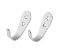 DOITOOL Heavy Duty Metal Ladder Hooks Size 6.80x5.00x2.50cm 2pcs Versatile Hanging Bed Hook Brackets with Space Saving Design for Bunk Bed and Stairs Suitable for Dorm and Public Areas