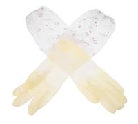 DOITOOL Heavy Duty Reusable Kitchen Gloves Long Sleeve Waterproof White M | Latex Build, Anti Slip Grip, Ergonomic Fit, for Dishwashing and Kitchen Cleaning, One Pair