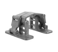 DOITOOL Heavy Duty Stainless Steel Concealed Hinge for Fire Hydrant Cabinets Invisible Hidden Door Hardware with Multi-Angle Rotation Easy Installation Load-Bearing Up to Secret Cabinet