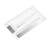 DOITOOL High Precision Flaw Detection Ruler for Crack and Stain Measurement, Sec Size Estimation Film Gauge with Line Width and Diameter Inspection, Appearance Defects Measuring Tool