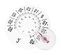 DOITOOL High Precision Temperature Gauge with Large Suction Cup Indoor Window Portable Multi-purpose Pvc and PC Material for Rooms and Agricultural Greenhouses