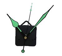 DOITOOL Home Silent Quartz Clock Movement with Glow in the Dark Luminous Hands Replacement Kit Diy Clock Mechanism No Battery