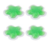 DOITOOL Hot Cold Gel Packs and Cold Therapy for First Aid Kit 4pcs Reusable Relief Ice Pack with Skincare Treatment Green Gel and PVC Material for Instant Soothing