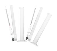 DOITOOL Hydrometer for Wine Making 2 Sets Alcohol Meter Plastic Test Jar 100Ml Long Tube 0-100 for Craft Brewers and Home Winemakers Specific Gravity Tester