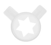 DOITOOL Ice Cream Machine Replacement Nozzle 2Pcs Star Pattern Shape Tips for Soft Serve Ice Cream Maker Accessories Suitable for Home and Commercial Use