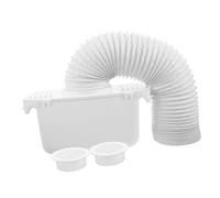 DOITOOL Indoor Dryer Vent Kit with Lint Collector and Water Bucket for Drum Dryers - Sturdy Plastic, Easy Installation Cleaning - 28 X 13.5 X 13 CM