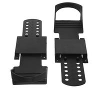 DOITOOL Indoor Exercise Rowing Machine Foot Pedals Anti-Skid Rubber Pair for Home Gym and Cardio Training