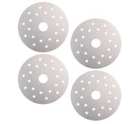 DOITOOL Induction Plate Adapter Set Kitchen Cookware Heat-conduction Sheet 4pcs Stainless Steel with Fast Heating and Smooth Edges for Saucepan and Casserole for Stove to Oven Use