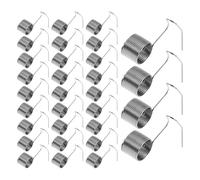 DOITOOL Industrial Coil Spring Machine Tension Thread 50pcs Sewing Replacement Silver Iron 2.60x1.80x1.60cm Reduces Skipped Stitches Minimizes Thread Breakage for Machine Repairs