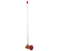 DOITOOL Industrial Fluid Level Gauge for Boilers and Water Tanks, Plastic and Copper Construction, Efficient Operation with Continuous and Accurate Readings, for Boiler Houses and Home Use