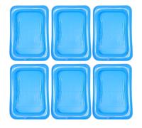 DOITOOL Inflatable Ice Serving Tray 23.6X17.7X5.1 Inch Transparent Cooler for Outdoor Bbq Picnic Pool Garden Beer Holder
