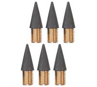 DOITOOL Inkless Pencil Replacement Tips 6Pcs Thread Style for Detailed Drawing and Erasing Everyday Use Random Style