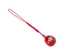 DOITOOL Japanese Dharma Bell Pendant Bells Copper Water Sound Charm for Protection and Fortune Artistic Japanese Craft Hanging Ornament for Keys Bags Phone Case Decoration