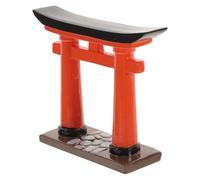 DOITOOL Japanese Torii Gates Miniature Shrine Resin Fish Tank Accessories Ornaments with Sculpture, Safe and No Easy Deformation, for Sand Table and Aquarium Decor