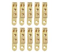 DOITOOL Jewelry Box Hinges Zinc Alloy Mini Die-Cast Seven-Letter Hinge Screw 10Pcs Box Side Hinges for Wooden Jewelry Boxes Cabinets DIY Hardware 1.18X0.08X0.31In