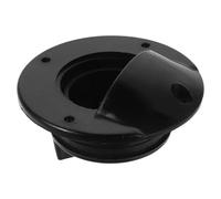 DOITOOL Kayak Drain Plug with Rubber Seal Nylon Water Valve for Efficient Water Drainage and Quick Installation Black Marine Scupper Bung on Kayaks and Small Boats