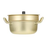 DOITOOL Kitchen Steam Pot Aluminum Alloy Multi-Function Steamer Small Household Soup Pot Suitable for Everyday Cooking