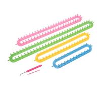 DOITOOL Knitting Loom Plastic Scarf Weaving Loom Durable DIY Hat Scarf Knitting Tool for Beginners and Professionals Easy to Use Craft Kit for Hand Knitted Sweaters and Accessories