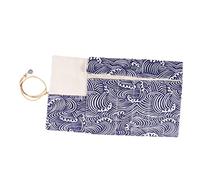 DOITOOL Large Capacity Japanese Style Pencil Roll Bag Drawing Pencils Organizer Stationery Holder for Artists Students Portable Pen Case with Swirl Pattern for Travel and Office Use