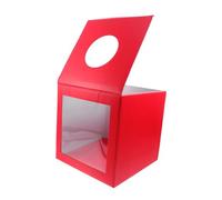 DOITOOL Large-capacity Lucky Dip Box Cardboard Material Stability Features Raffle Ticket Container Voting Box Parties and Events Adds Lively Atmosphere Slot