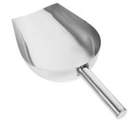 DOITOOL Large Stainless Steel Ice Scoop 16 Inch Metal Lining Scoop Round Base Sugar Scoop Candy Scoop Ice Cube Shovel Flour Utility Shovel for Kitchen Party Bar