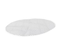 DOITOOL Latch Hook Canvas Mesh 28x28cm Round DIY Carpet Rug Embroidery Fabric for Cushion Making, Tapestry Crochet Needlepoint Cloth for Handmade Seat Cushion Craft
