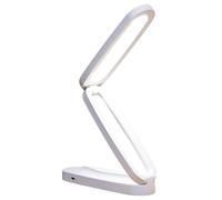 DOITOOL LED Desk Lamp Folding Small Book Light Eye-Caring USB Night Light for Bedroom Study Students with Adjustable Brightness Ivory White