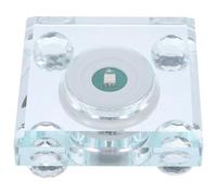 DOITOOL LED Light Display Base for Crystal Art 80X80Mm Square Rechargeable with Seven-Color Lighting for Ornament and Glass Display