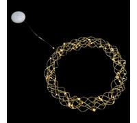 DOITOOL LED Xmas Light String with Spherical Ornaments, Battery-Powered Festival Window Lamp for Christmas Tree and Home Decoration