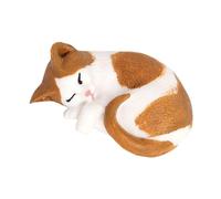 DOITOOL Lifelike Kitten Statue Plastic Figurine Home Decor Simulation Cat Model Compact Craft Ornament for Indoor Display