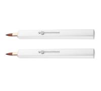 DOITOOL Lipstick Gentle Brush with Applicator Retractable 2pcs Cap Lip, Fine Artificial Fiber Heads, Minimalist White Balm Applicator for Precise Application Makeup