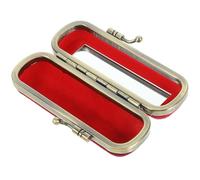 DOITOOL Lipstick Storage Box Small Items Storage Box for Lipstick Wife Mother Party Favor with Mirror Elegant Decorative Not Easy to Break